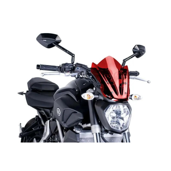 Puig Puig sport screen | red | yamaha mt-07 2014>2017